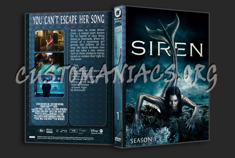 Siren complete series (spanning spine) dvd cover