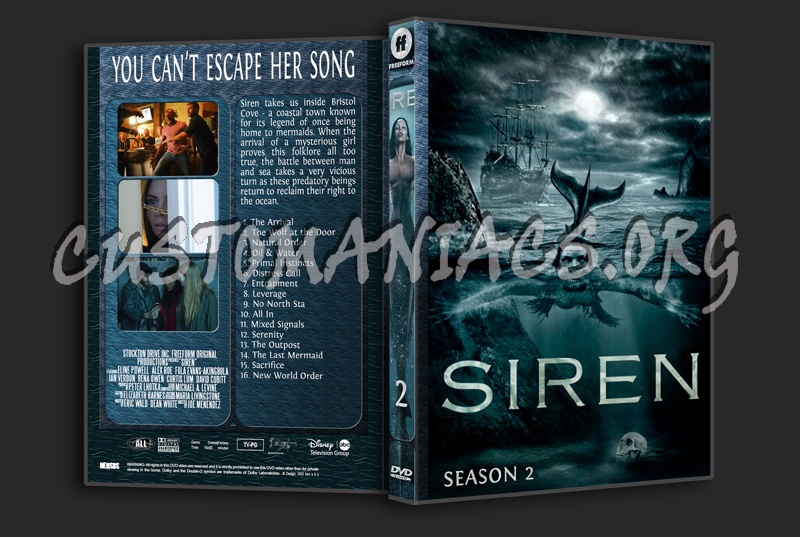 Siren complete series (spanning spine) dvd cover