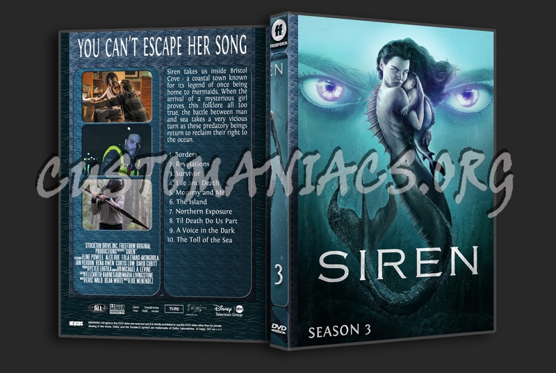 Siren complete series (spanning spine) dvd cover