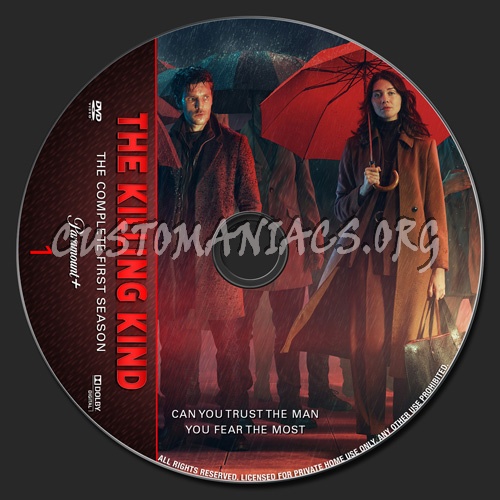 The Killing Kind Season 1 dvd label