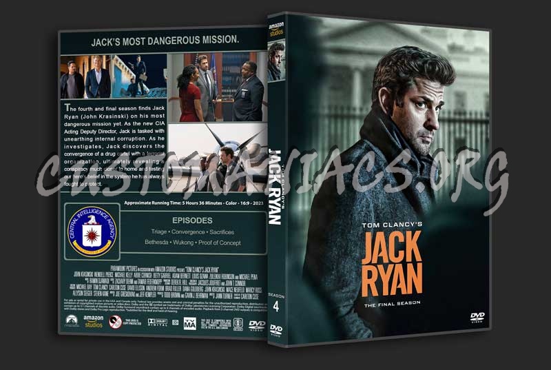 Jack Ryan - Season 4 dvd cover