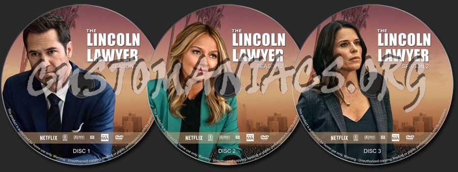 The Lincoln Lawyer - Season 2 dvd label