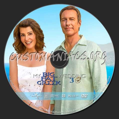 My Big Fat Greek Wedding 3 dvd label