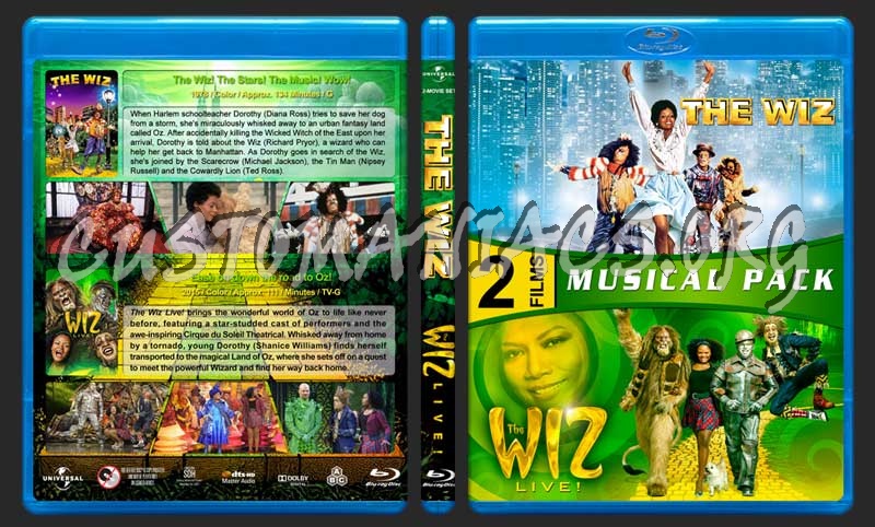 The Wiz Double Feature blu-ray cover