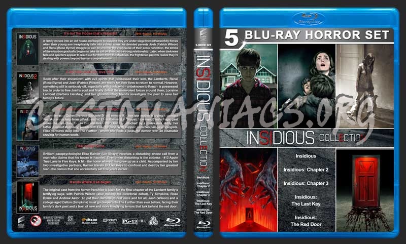 Insidious Collection (5) blu-ray cover