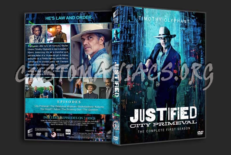 Justified: City Primevil - Season 1 dvd cover