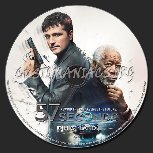 57 Seconds dvd label