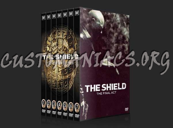 The Shield - The Complete Series (spanning spine) dvd cover