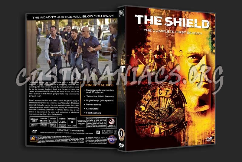 The Shield - The Complete Series (spanning spine) dvd cover