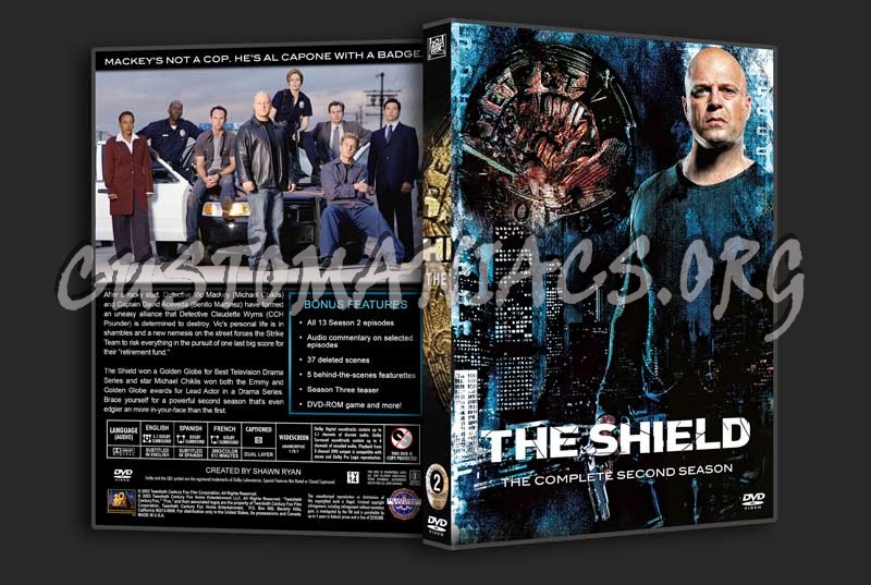 The Shield - The Complete Series (spanning spine) dvd cover