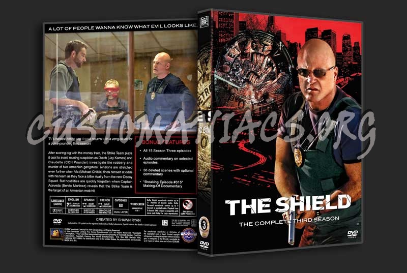 The Shield - The Complete Series (spanning spine) dvd cover