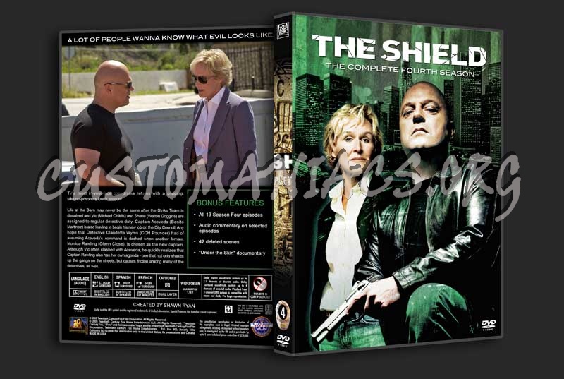 The Shield - The Complete Series (spanning spine) dvd cover