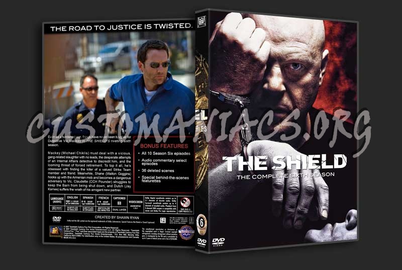 The Shield - The Complete Series (spanning spine) dvd cover