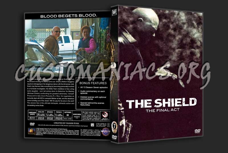 The Shield - The Complete Series (spanning spine) dvd cover