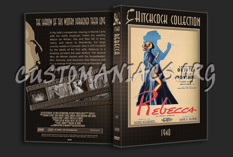 Hitchcock Collection 22: Rebecca  (1940) dvd cover