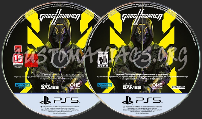 Ghostrunner 2 PS5 UHD (EU-US) dvd label