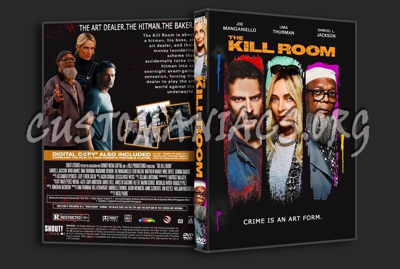 The Kill Room dvd cover