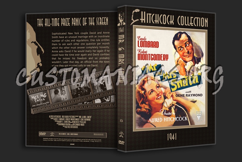 Hitchcock Collection 24: Mr. & Mrs. Smith  (1941) dvd cover