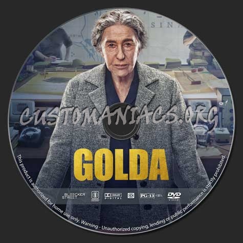 Golda dvd label