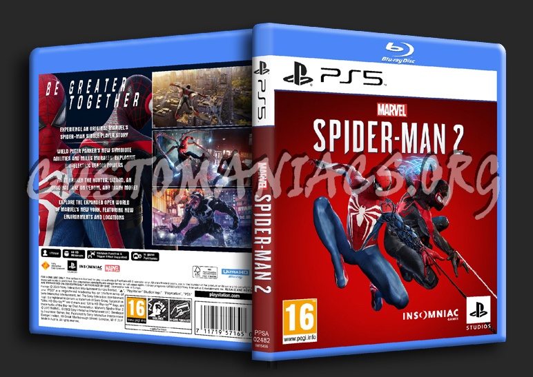 MARVEL's Spider-Man 2 (EU) dvd cover