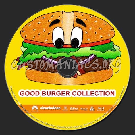 Good Burger Collection blu-ray label