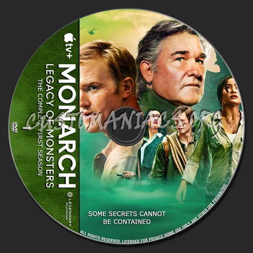 Monarch:Legacy Of Monsters Season 1 dvd label