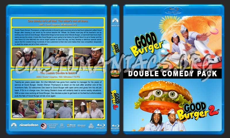 Good Burger Double Feature blu-ray cover