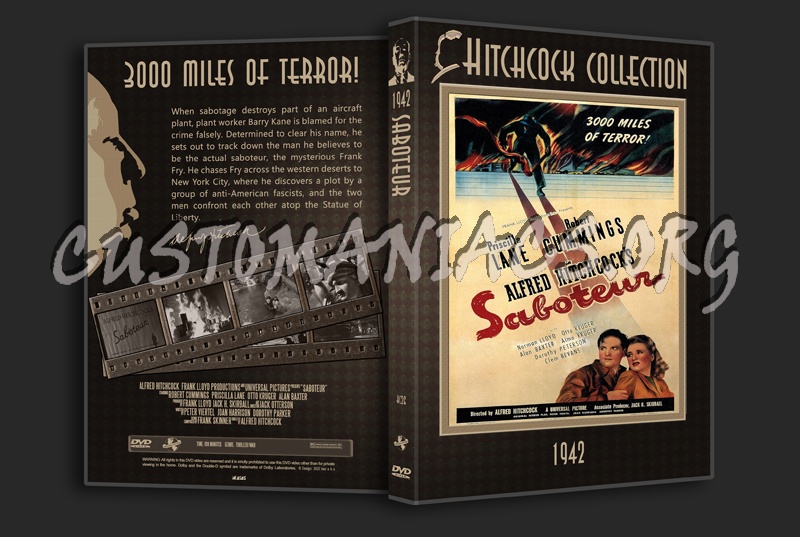 Hitchcock Collection 26: Saboteur  (1942) dvd cover