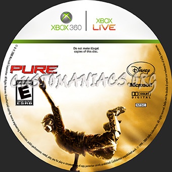 Pure dvd label