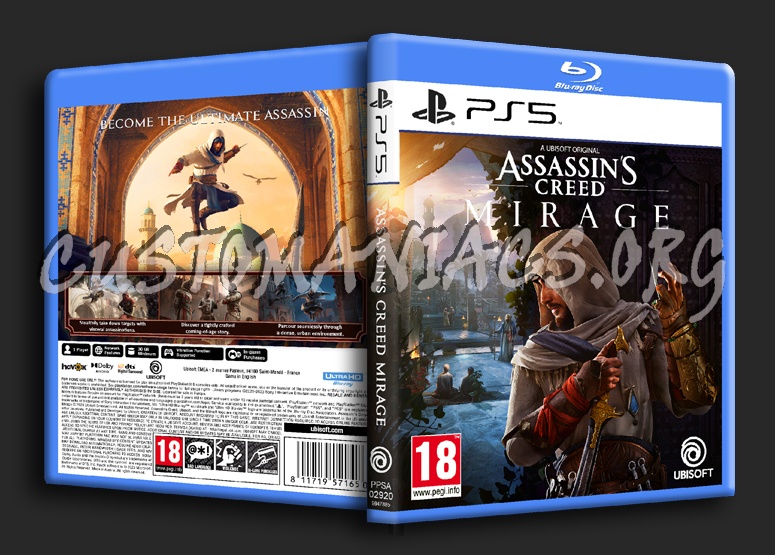 Assassin's Creed Mirage (PS5) dvd cover