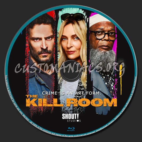 The Kill Room blu-ray label