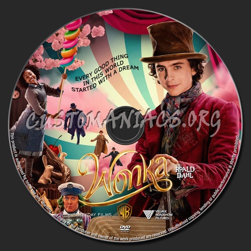 Wonka dvd label DVD Covers & Labels by Customaniacs, id 290005 free