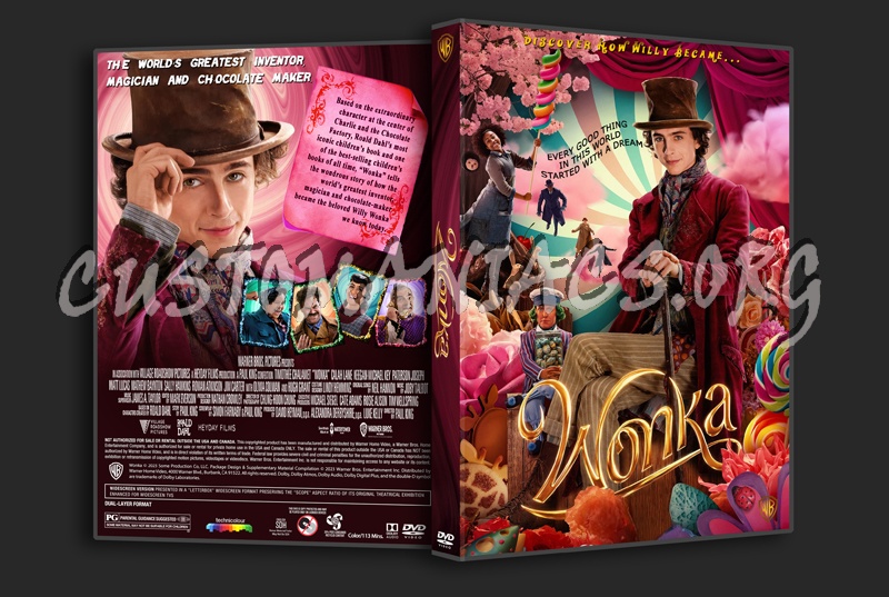 Wonka dvd cover