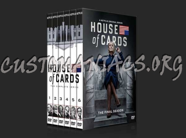 House of Cards - The Complete Series (spanning spine) dvd cover