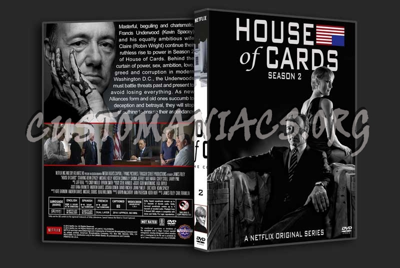 House of Cards - The Complete Series (spanning spine) dvd cover