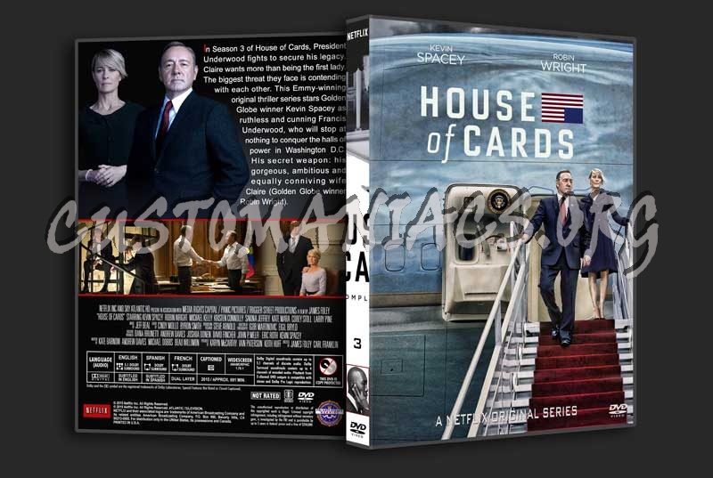 House of Cards - The Complete Series (spanning spine) dvd cover