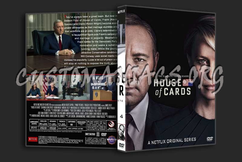 House of Cards - The Complete Series (spanning spine) dvd cover