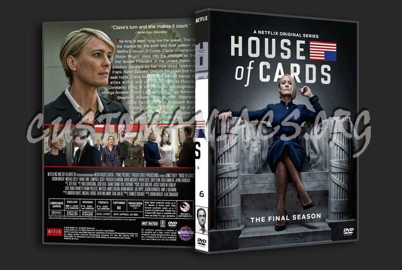 House of Cards - The Complete Series (spanning spine) dvd cover