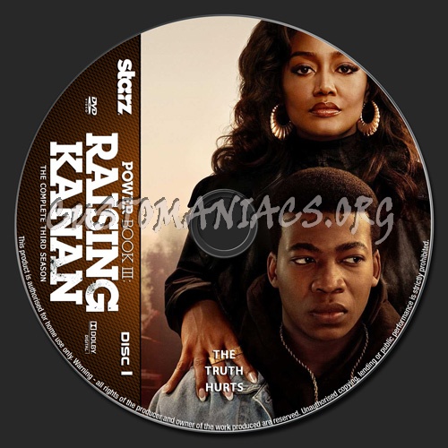 Power Book III Raising Kanan Season 3 dvd label