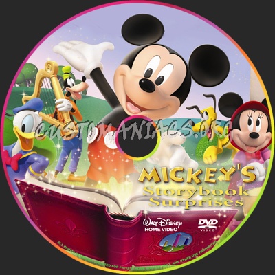 Mickey's Storybook Surprises dvd label