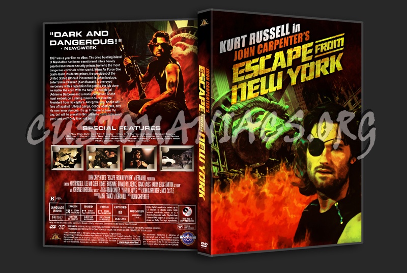 Escape From New York dvd cover