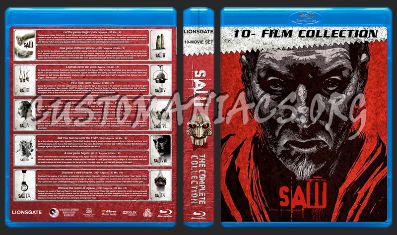 Saw: The Complete Collection blu-ray cover