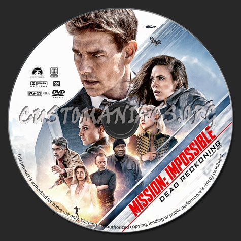 Mission Impossible: Dead Reckoning, Part 1 dvd label