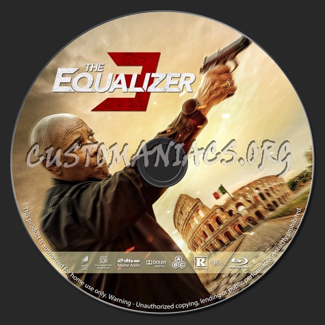 The Equalizer 3 blu-ray label