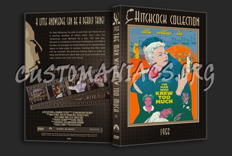 Hitchcock Collection 41: The Man Who Knew Too Much  (1956) dvd cover