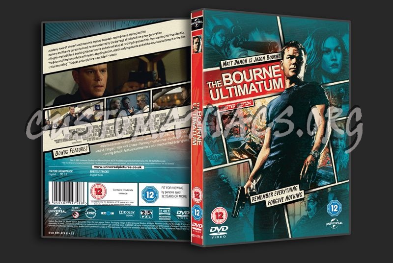 The Bourne Ultimatum dvd cover