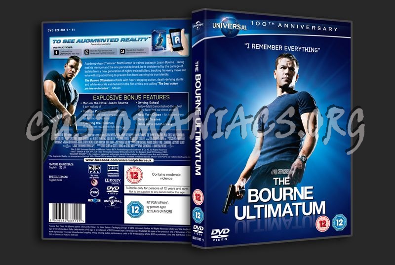 The Bourne Ultimatum dvd cover