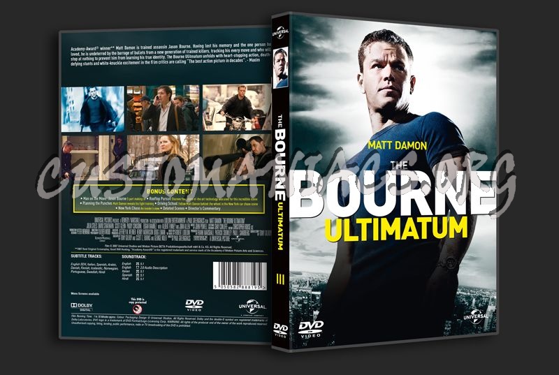 The Bourne Ultimatum dvd cover