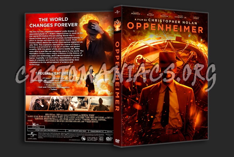 Oppenheimer dvd cover