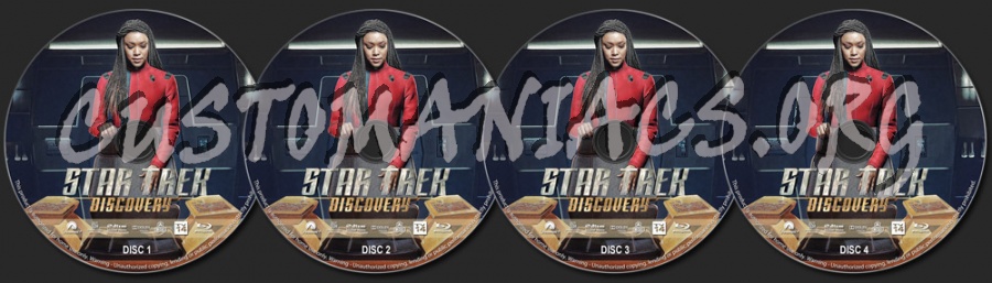 Star Trek Discovery - Season 4 blu-ray label